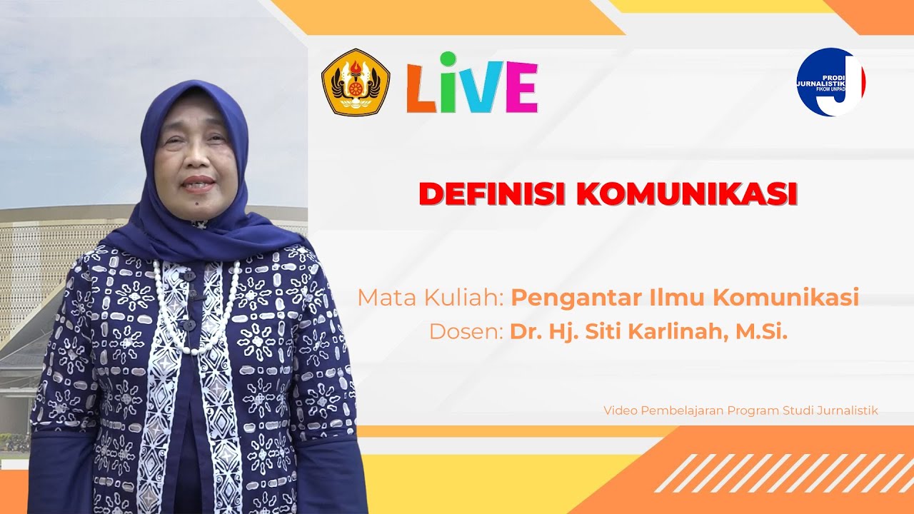 DEFINISI KOMUNIKASI - PENGANTAR ILMU KOMUNIKASI