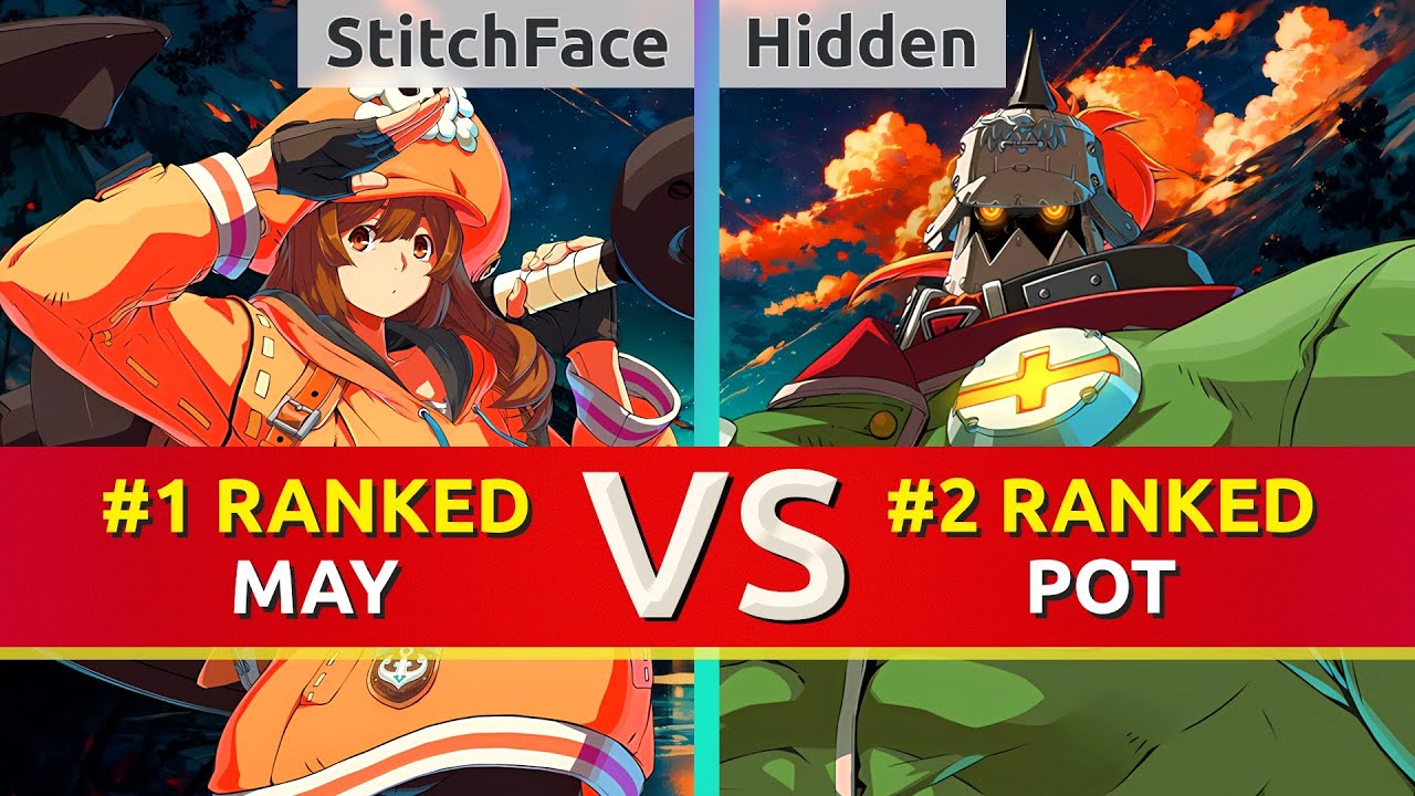 GGST ▰ StitchFace (#1 Ranked May) vs Hidden (#2 Ranked Potemkin). High Level Gameplay