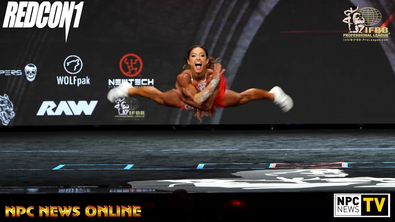 2025 IFBB Pro League Fitness Olympia 4th Place Amber Steffen Fitness Routine 4K Video