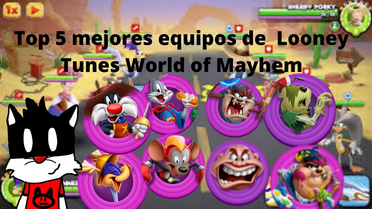 Top  5 mejores equipos de Looney Tunes World of Mayhem