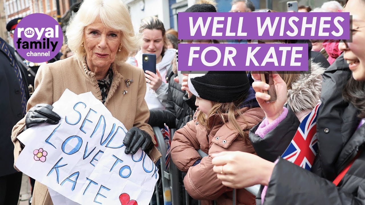 Queen Camilla Receives a Warm Welcome in Shrewsbury
