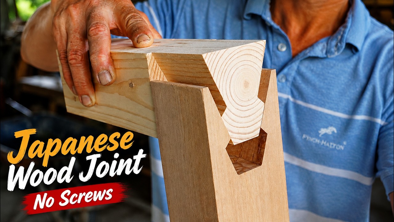 Extreme Wooden Woodworking Skills, ASMR Perfect A Hand Cut Mitered Dovetails