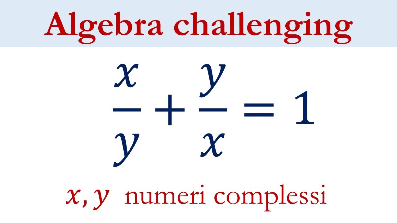 Parliamo di numeri complessi
