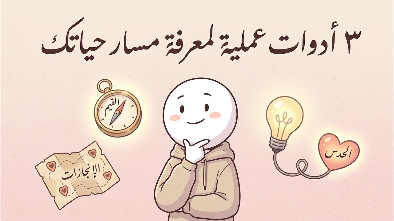 ضاعت بوصلتك الداخلية؟ | ٣ أدوات عملية لاكتشاف مسار حياتك من جديد