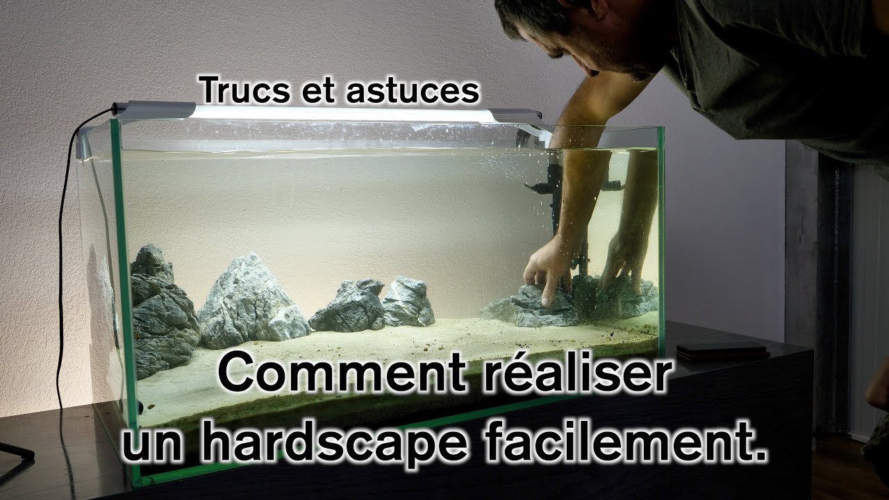 Comment réaliser un hardscape facilement pour aquarium (🐠Floraquatic🌱)