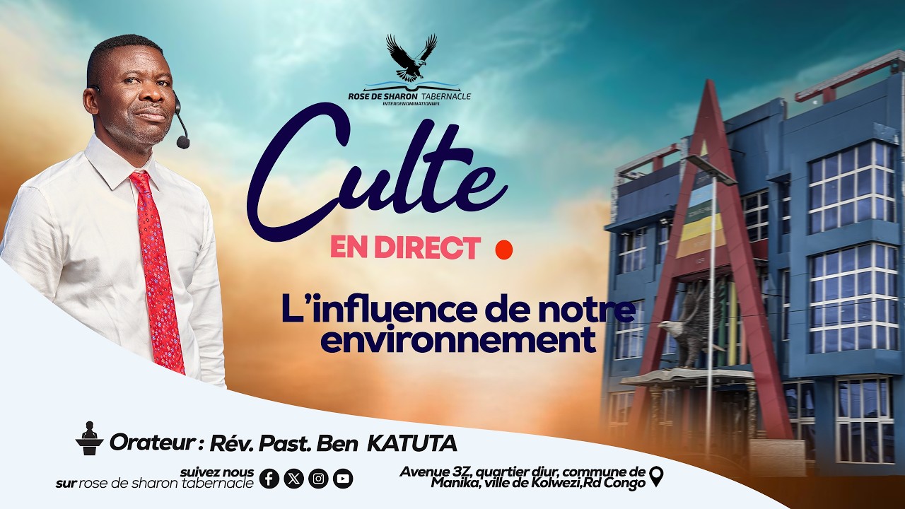 Culte | Dimanche 15 Mars 2026 | Rév. Past. Ben KATUTA