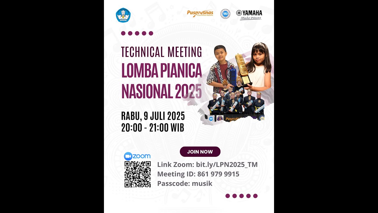 Sosialisasi II - Lomba Pianica Nasional 2025