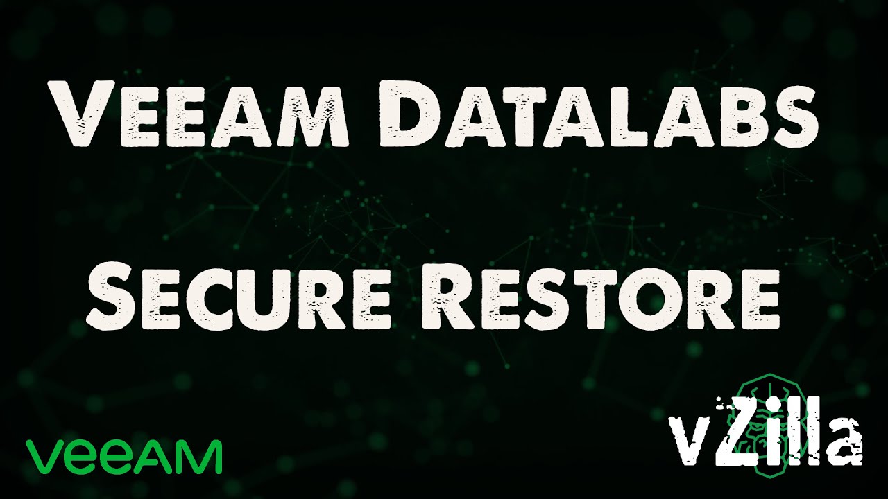 Veeam Secure Restore - Walk & Talk