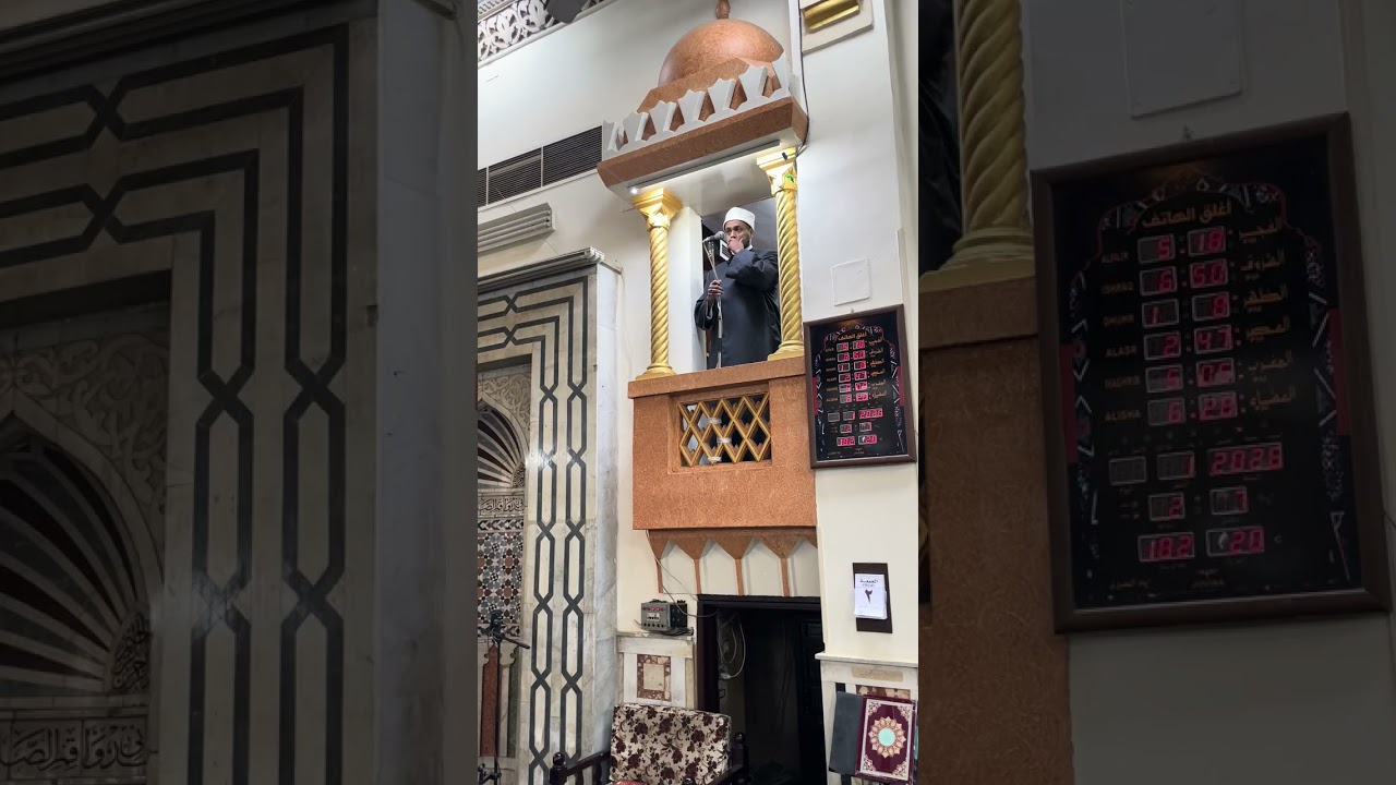 خطبة الجمعة [ قيمة الوقت] من مسجد مصطفى محمود بالمهندسين لفضيلة الشيخ عبد الرحمن الأسواني 