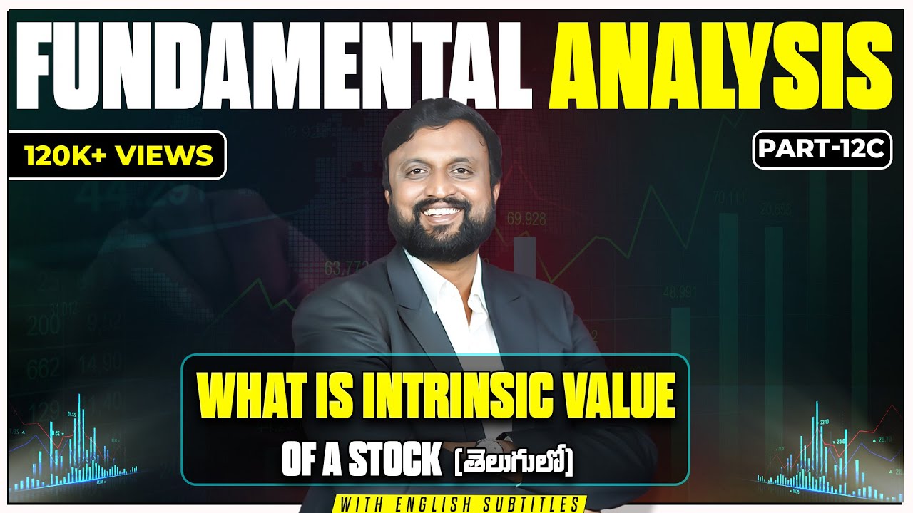 What is INTRINSIC VALUE of A Stock🤔| How to calculate  Stock INTRINSIC VALUE find చెయ్యడం ఎలా? 12C