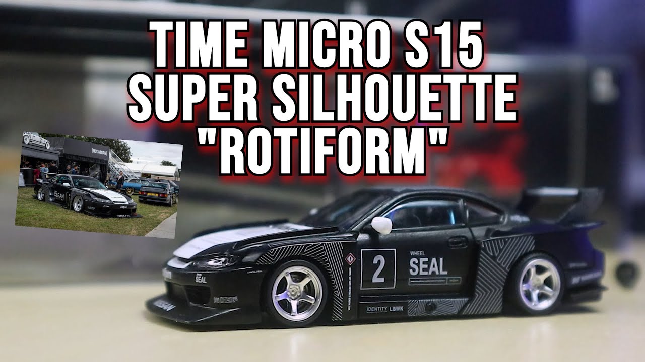INI BAGUS MOBIL NYA TAPI... , DIECAST TIME MICRO NISSAN S15 SUPER SILHOUETTE LIBERTY WALK ROTIFORM