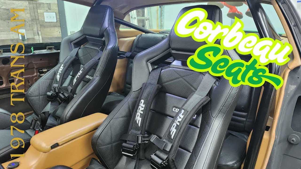 PRP Seatbelts and Corbeau RRX Seat Install in 1978 Trans AM