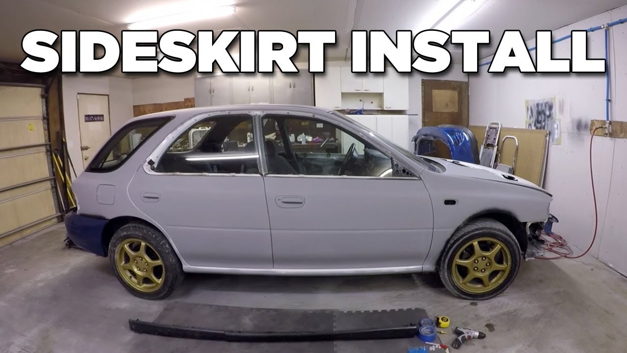 Installing 2.5rs sideskirts on a Impreza Wagon