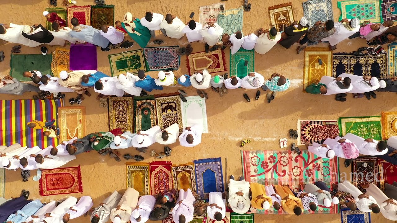 Eid Ul Adha Prayers in Garissa , Kenya |Amazing Drone footage