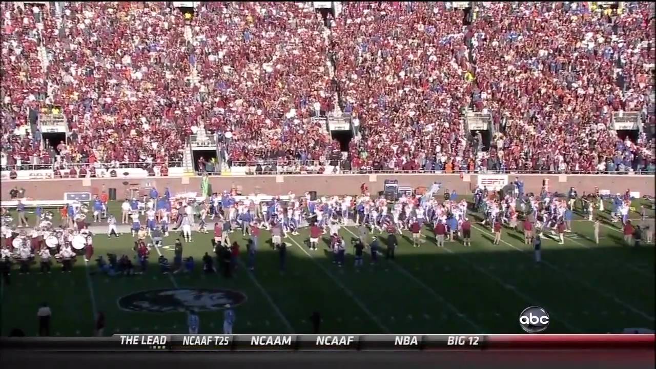 fsu vs fu team entrance