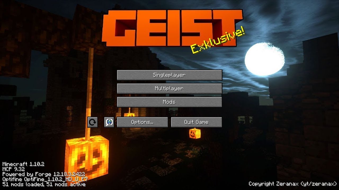 Minecraft Geist Modpack [Arazhul]