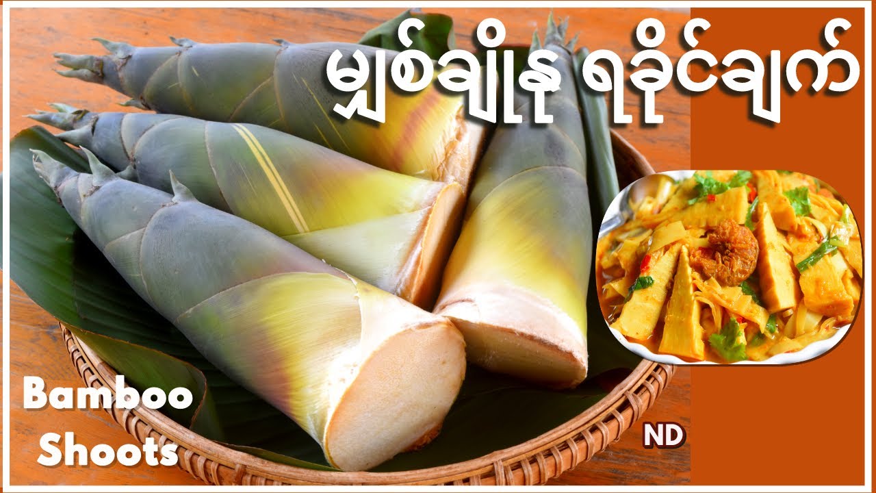 မျှစ်ရခိုင်ချက် [ Rakhine Style Bamboo Shoot Recipe ] မျှစ်စိမ်းကိုမခါးအောင်ချက်နည်း