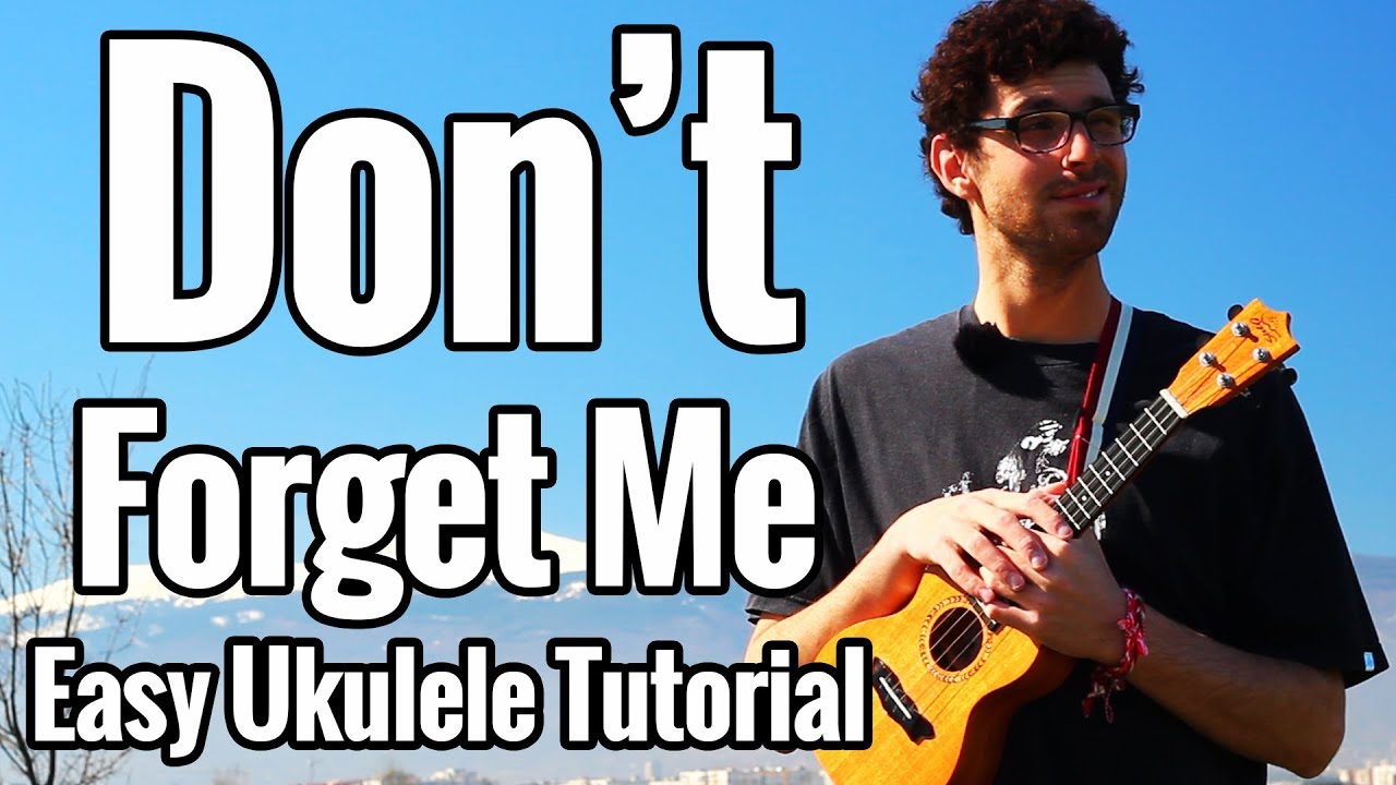 Red Hot Chili Peppers - Don't Forget Me - Ukulele Tutorial