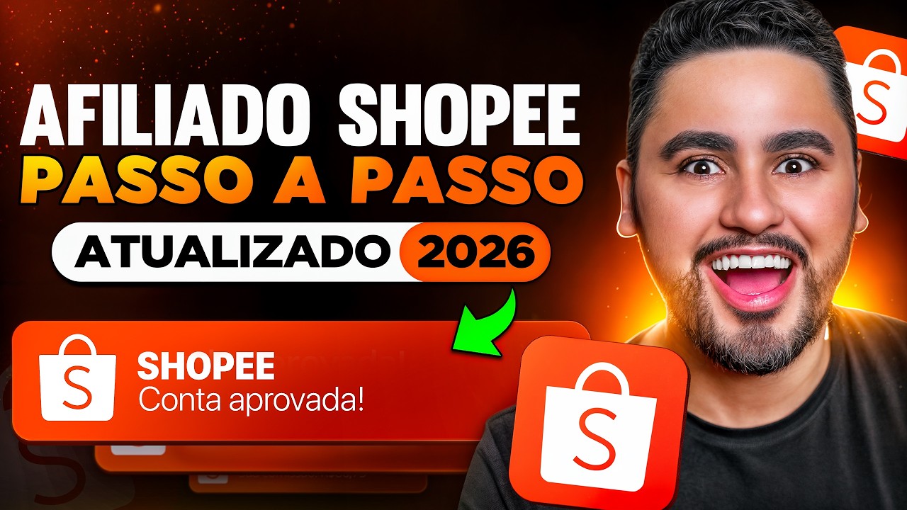 AFILIADO SHOPEE: PASSO A PASSO PARA SE TORNAR AFILIADO DA SHOPEE DO ZERO!