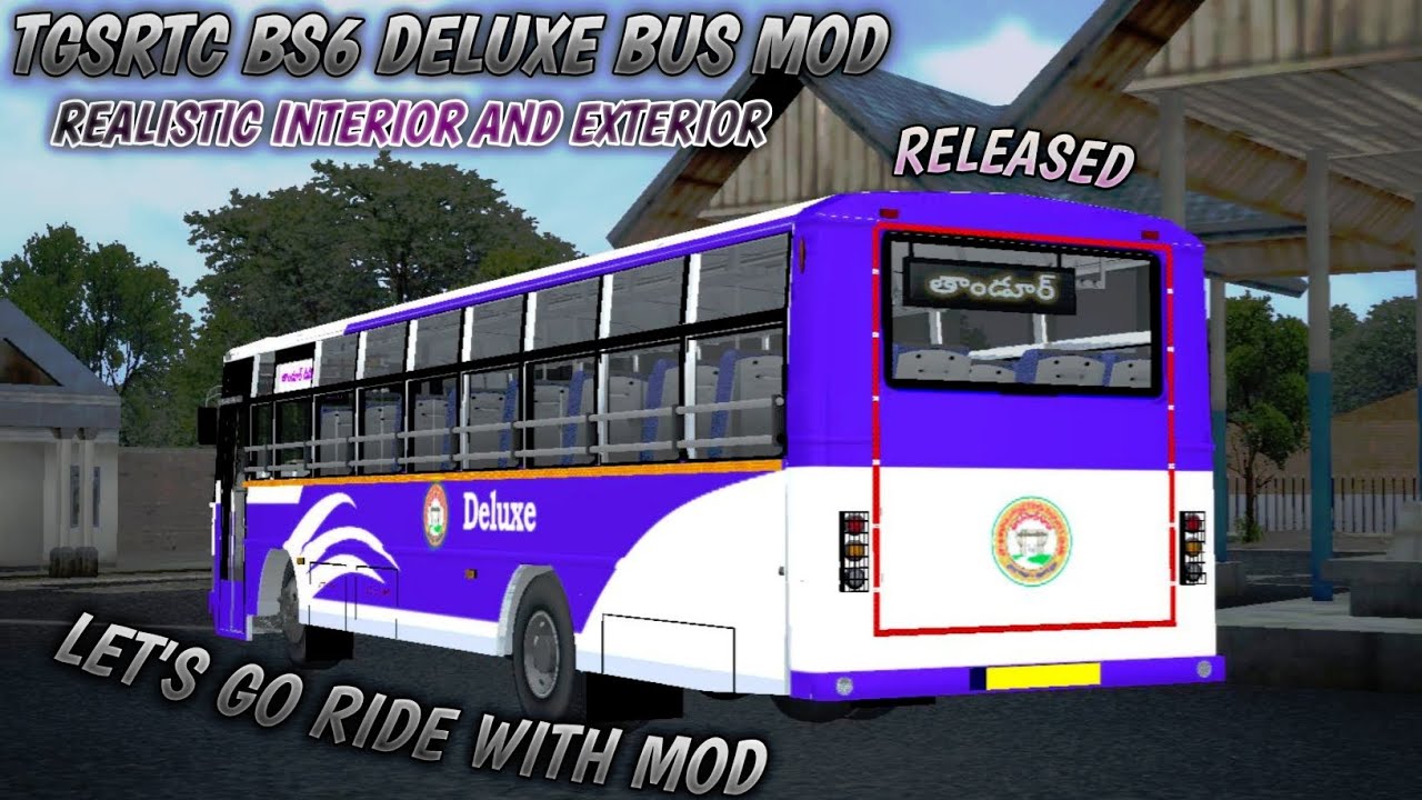 TGSRTC BS6 DELUXE BUS MOD DOWNLOAD NOW | PBRKS GAMING | 