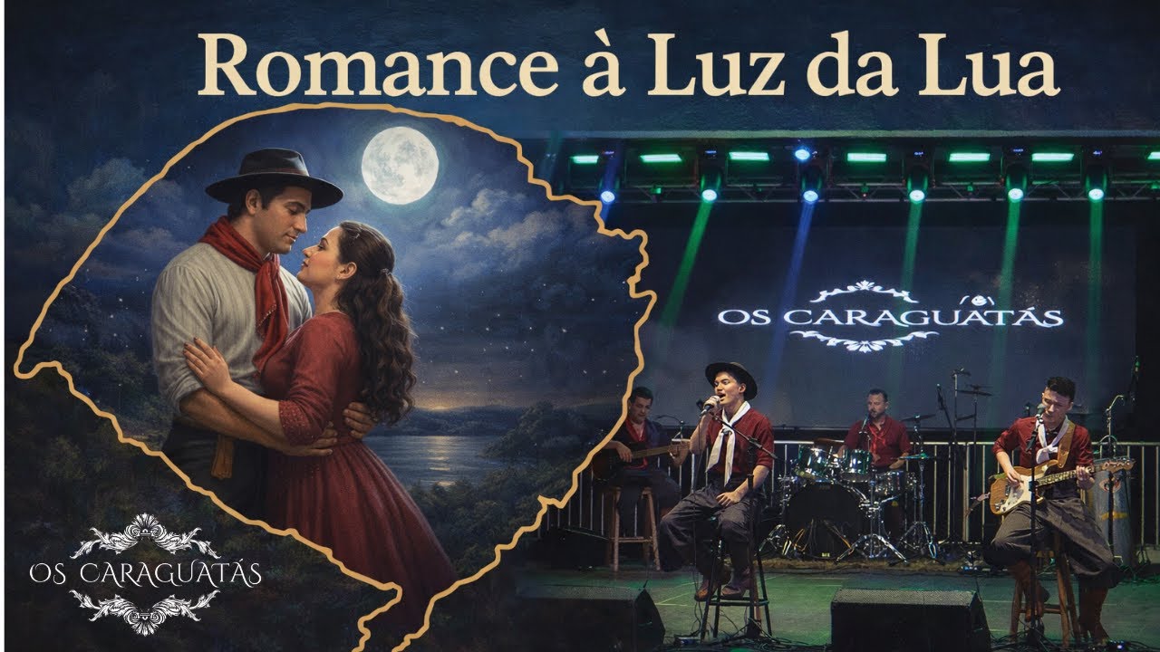 OS CARAGUATÁS - ROMANCE À LUZ DA LUA (CLIPE OFICIAL) 4K