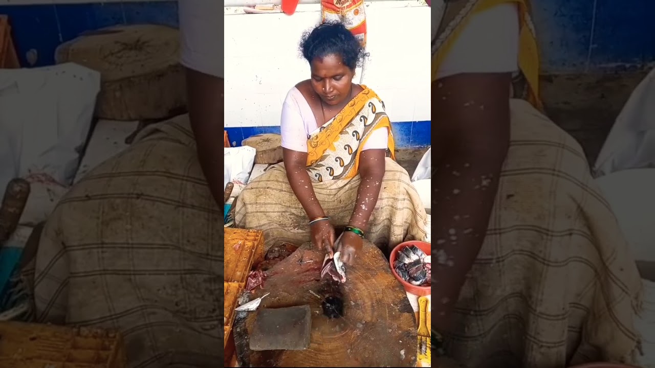 Sheela meen cutting