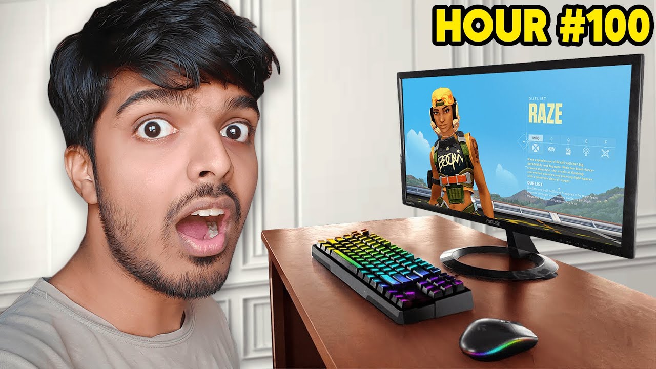 I Played Valorant For 100 Hours Straight!