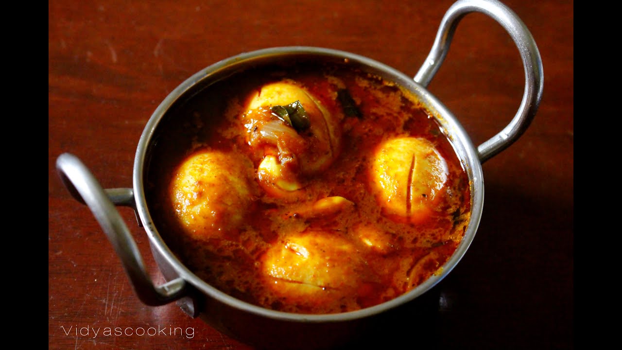 Southindian Style: Tamarind Egg Curry ( Muttai Puli-Kuzhambu )