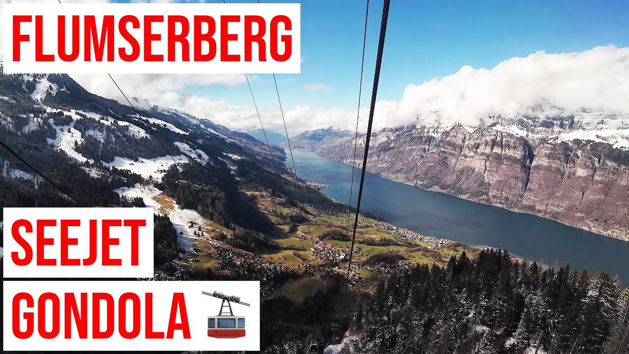 Flumserberg, SeeJet Gondola (Unterterzen - Tannenboden) #1 🚠🇨🇭