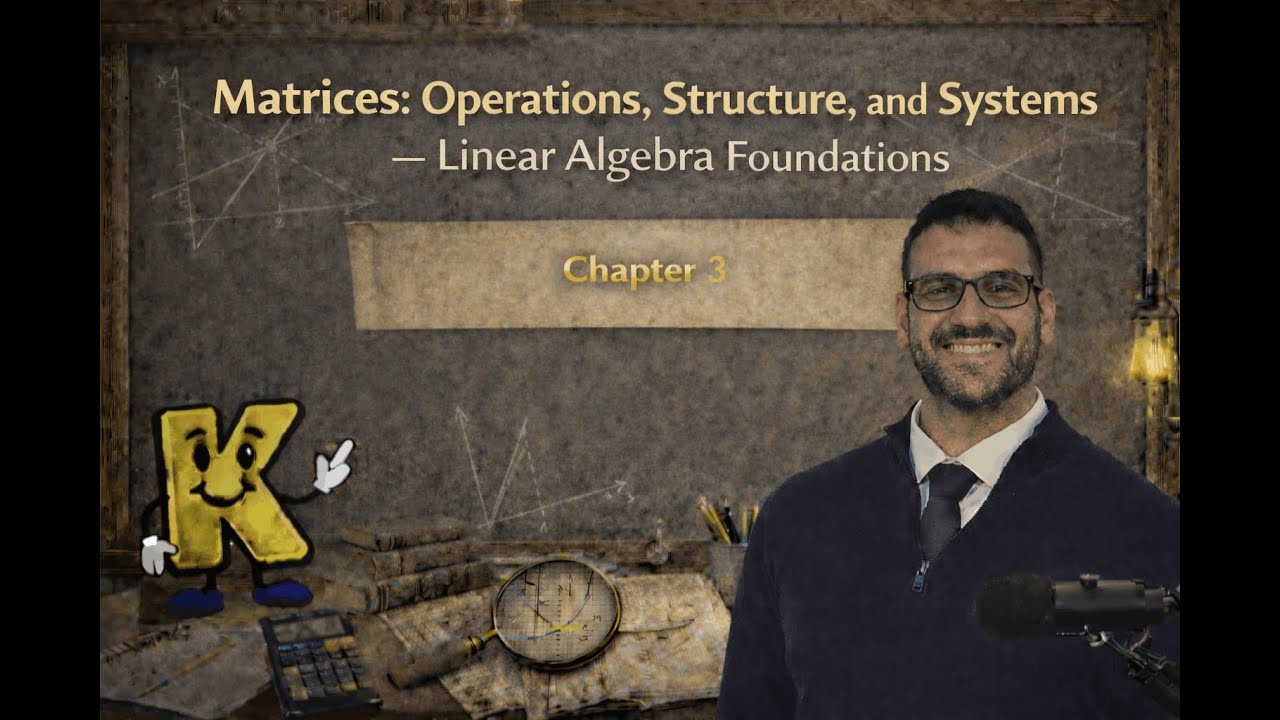 Matrices: Operations, Structure, and Systems — Linear Algebra Foundations - Chapter 3