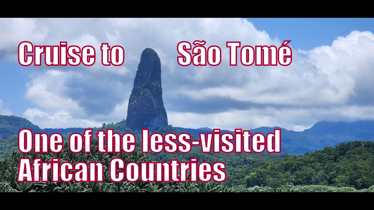 Visiting Sao Tome and Principe on a cruise ship (NCL)  -Tender boat, port and shore excursion vLog