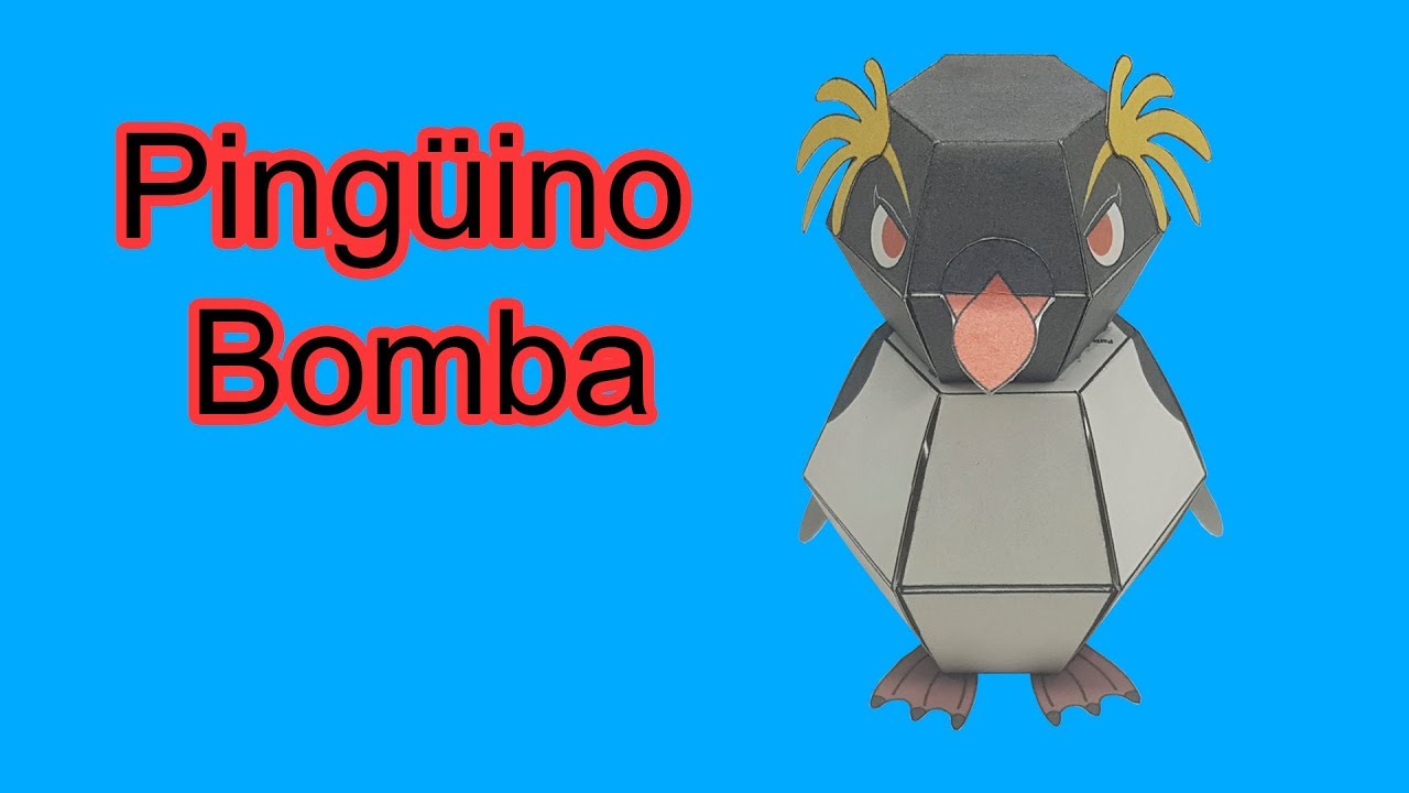 Cómo Hacer Pingüino Bomba, Origami Pop-up, de Nakamura Pinguim Explosivo! Sagaz Perenne