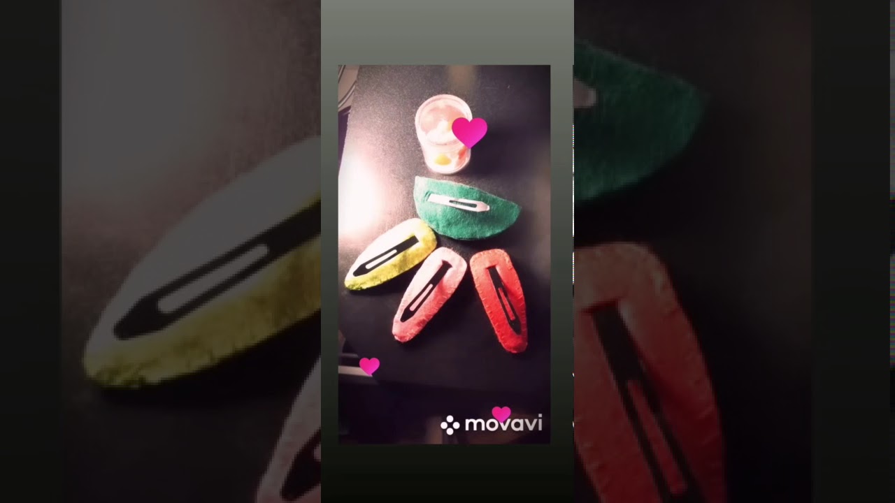 dvy felt pins  Заколки из фетра