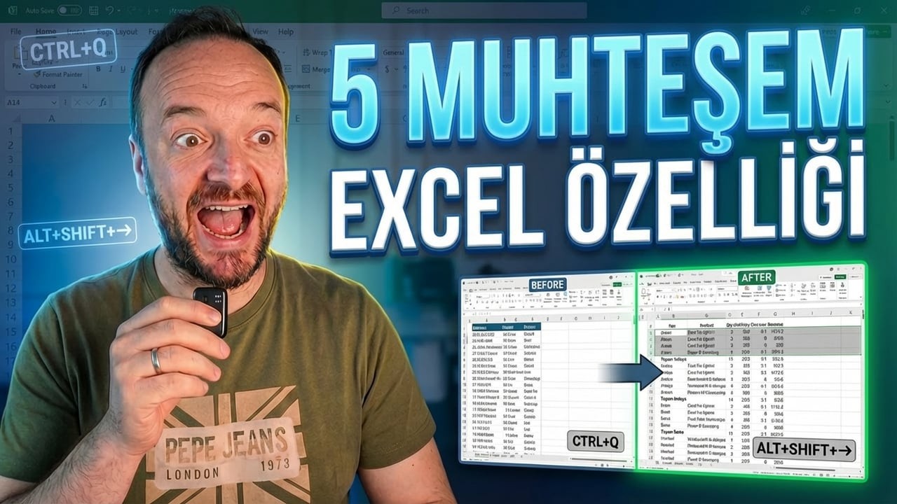Excel'de 5 Muhteşem Özellik