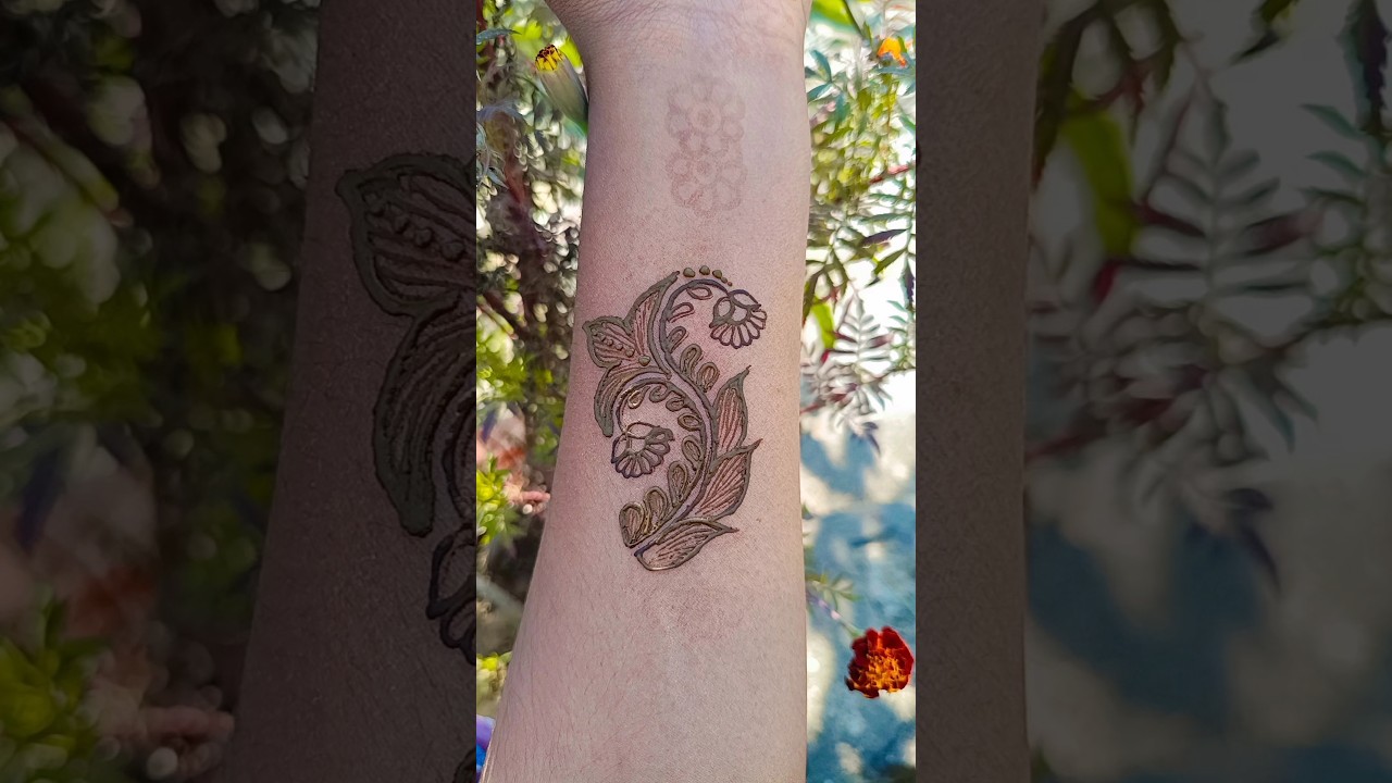 New stylish mehndi design back hand 