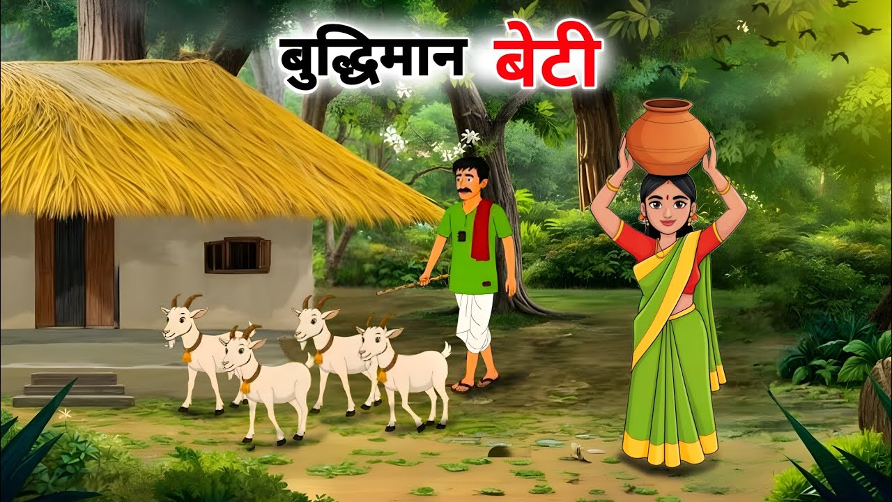 गरीब की बुद्धिमान बेटी | Budhiman Bati | Heart Touching Hindi Kahani | Animated Story