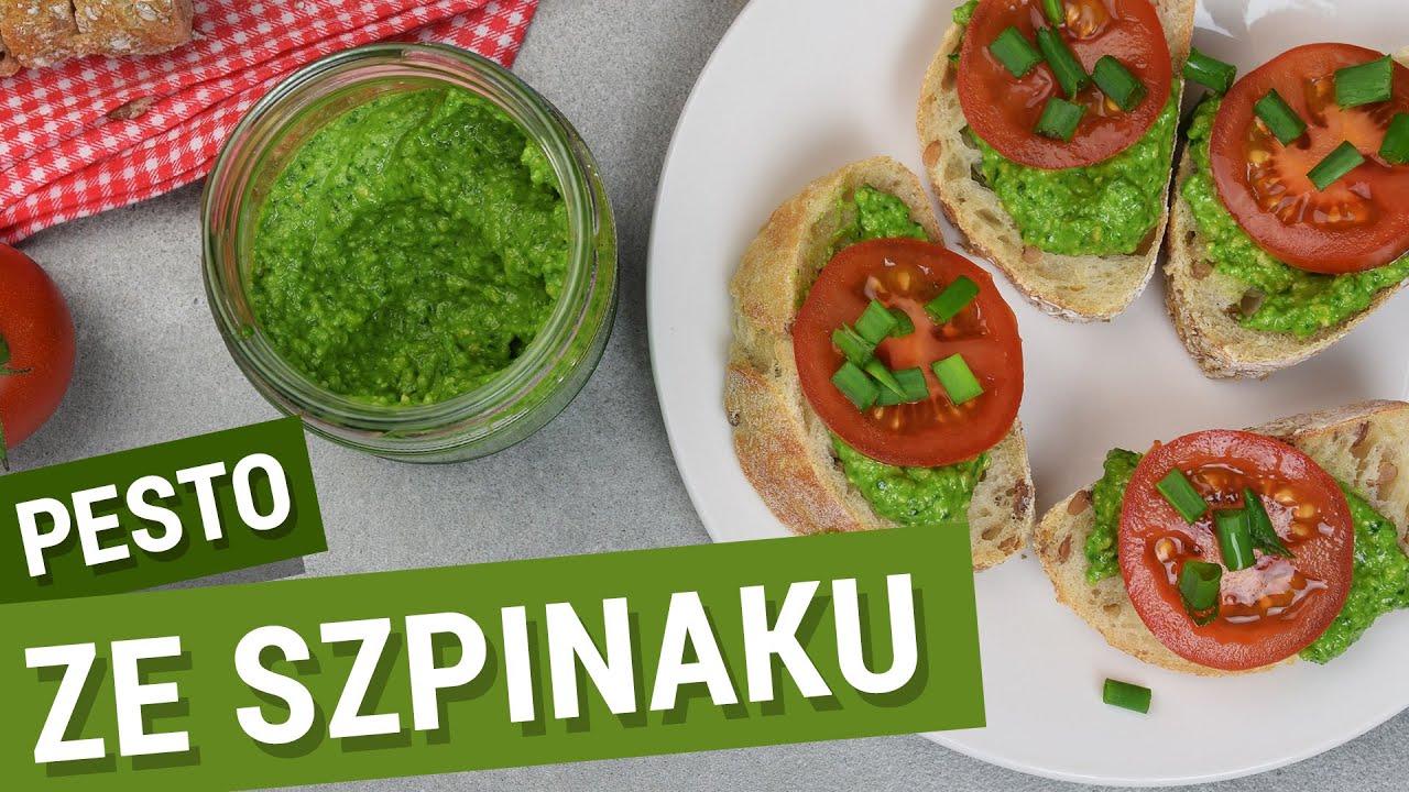 Pesto ze szpinaku - Przepis
