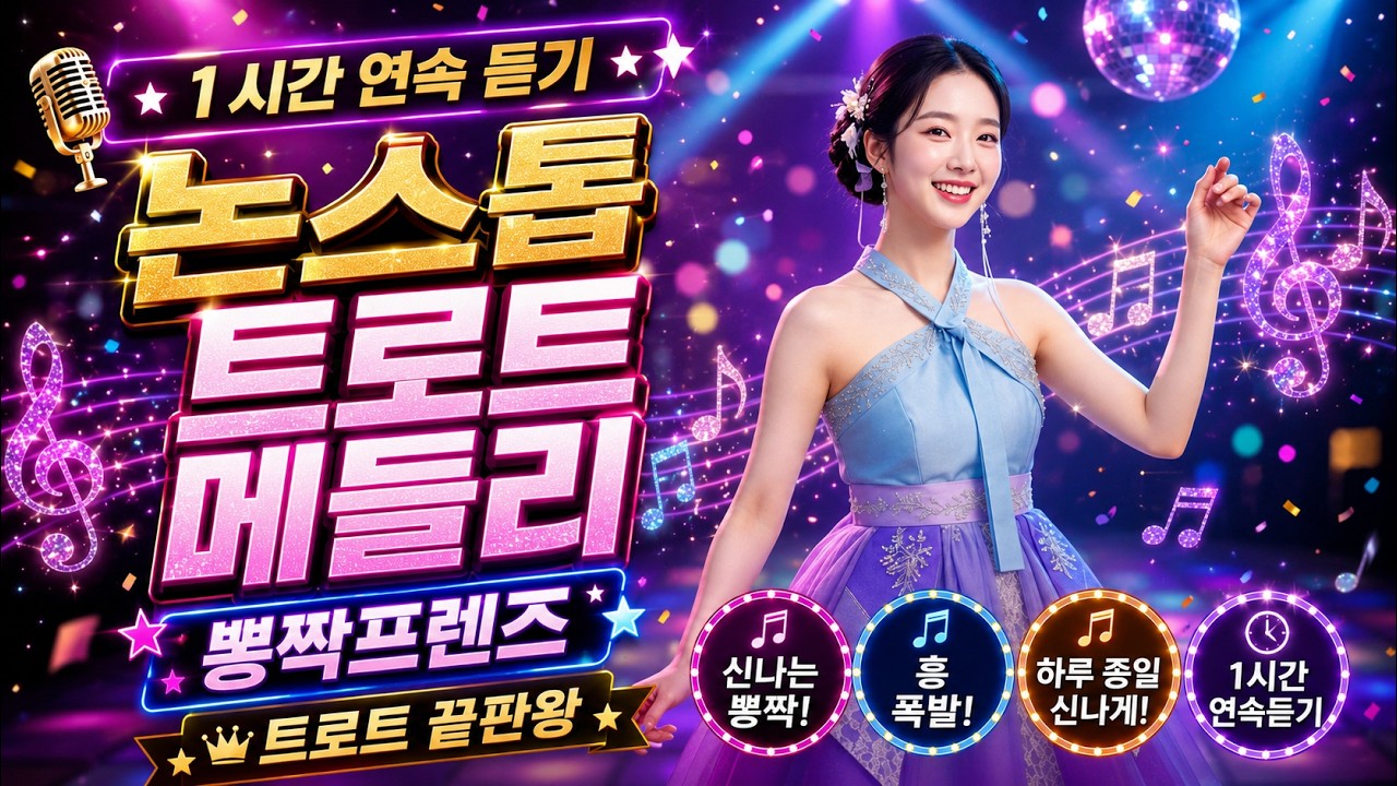 뽕짝프렌즈🔥 트로트 끝판왕 메들리 1시간 