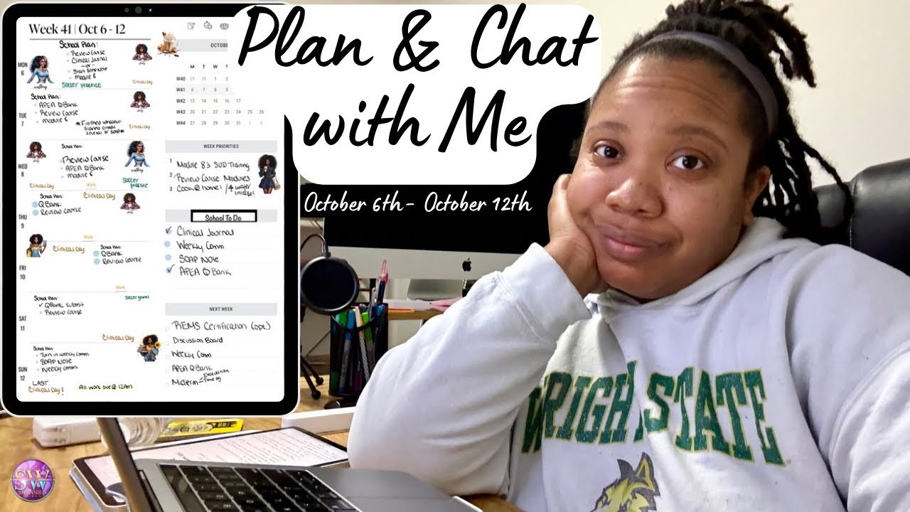 Digital Plan in Goodnotes & Chat with Me: School Update, Weekly Planning for Oct. 6-12th