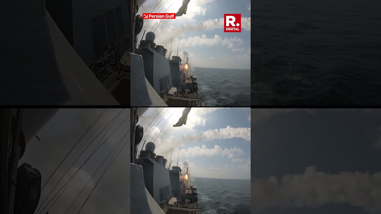 Dramatic Video Shows Launch Of Tomahawk Cruise Missiles From US Navy Destroyer
