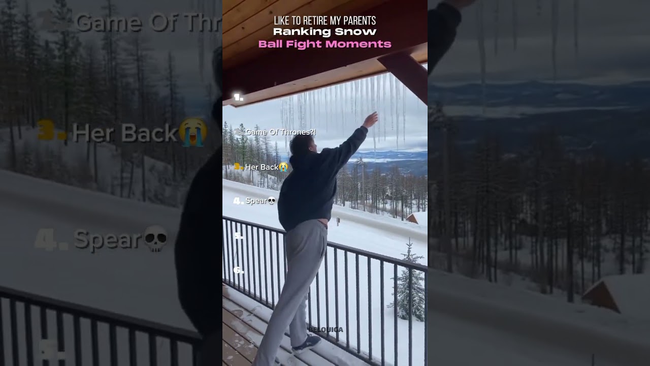 Ranking The Most EPIC Snow Ball Fight Moments☃️  