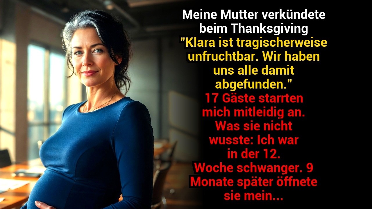 Meine Eltern Sagten Beim Thanksgiving Ich Sei Unfruchtbar—9 Monate Später Schickte Ich Ein Foto