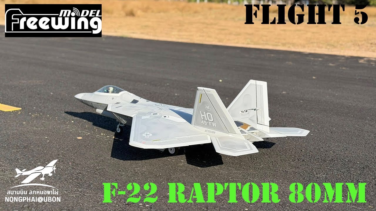 F22 80mm Freewing Flight 5