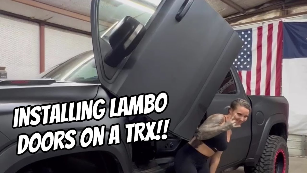 Как установить Lambo-двери на TRX!!
