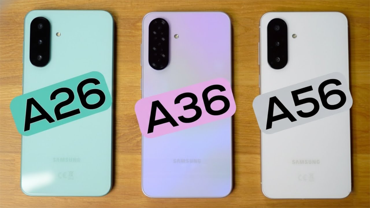 Samsung A26 5G vs Samsung A36 vs Samsung A56 🆚 Todas las DIFERENCIAS
