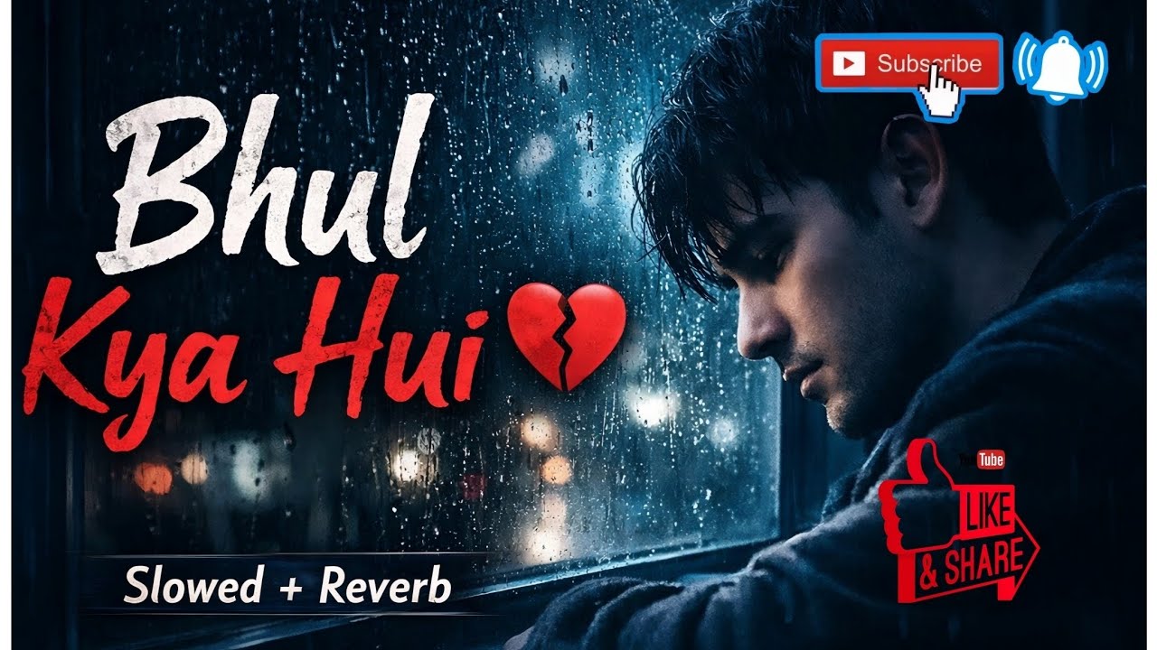 Bhul Kya Hui Kya Hui Khata 💔 | Slowed + Reverb | Sad Depression Song