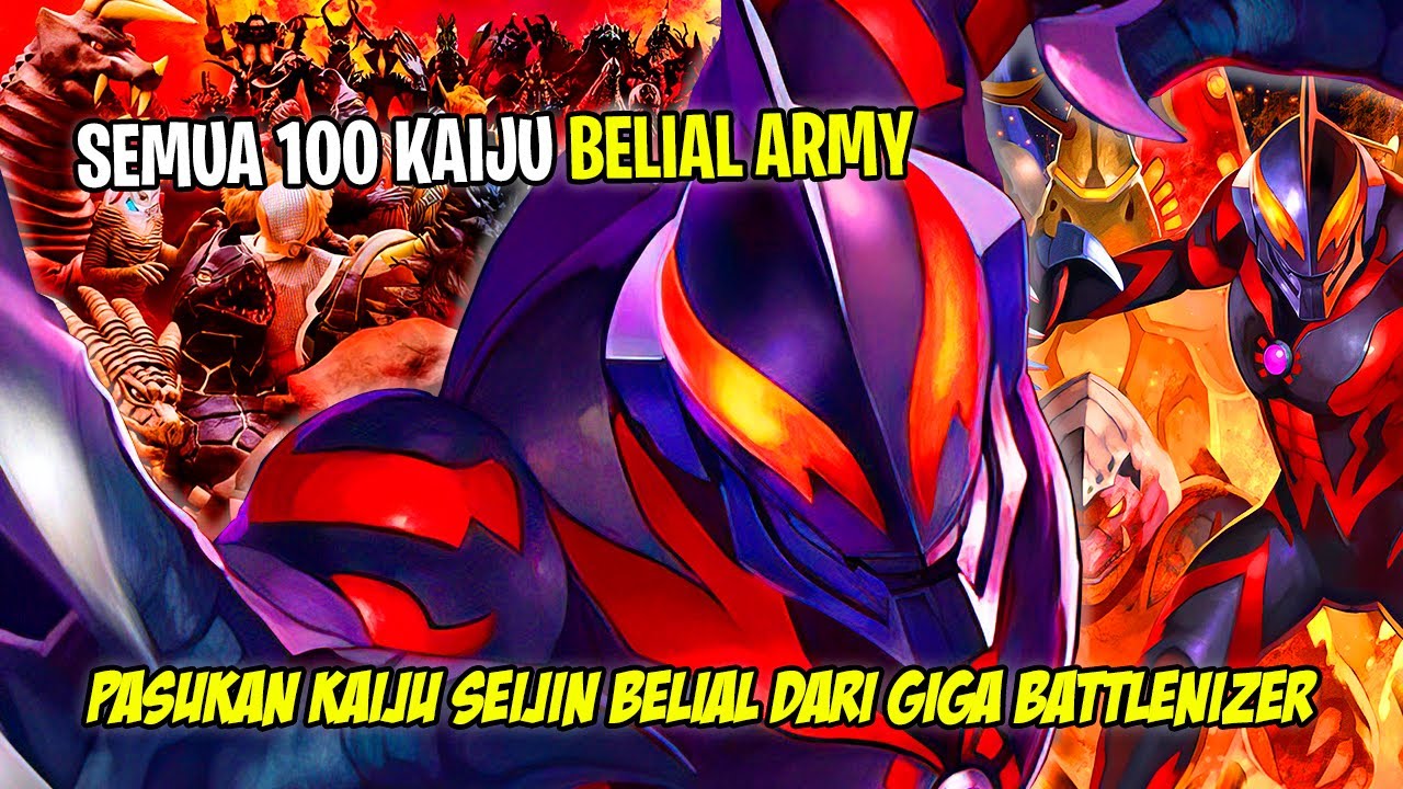 BENERAN 100 KAIJU SEIJIN KAH ? BANYAK BANGET WEI !! - Bahas Semua 100 Kaiju Seijin Belial Army