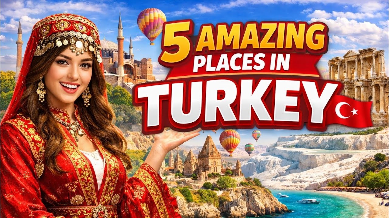 5 Amazing Places in Turkey You Must Visit 🇹🇷 | Beautiful places of Turkey 