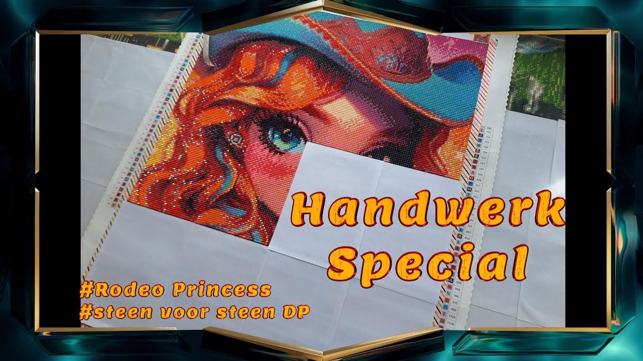 #33 Handwerk special #getcreativewithcaroline #diamondpainting #rodeoprincess