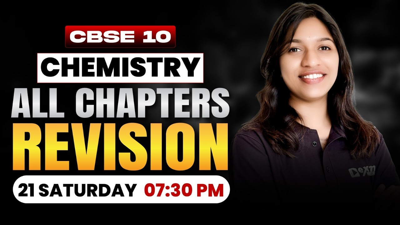 CBSE Class 10 Board Exam | Chemistry All Chapter Revision | Exam Winner